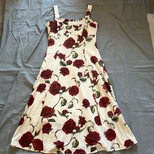 Rose Print Dress